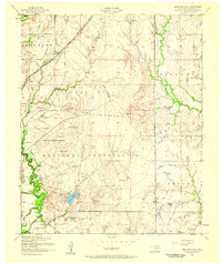 Download a high-resolution, GPS-compatible USGS topo map for Arbuckle Hill, OK (1959 edition)