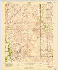 preview thumbnail of historical topo map of Comanche County, OK in 1949