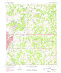preview thumbnail of historical topo map of Carter County, OK in 1964