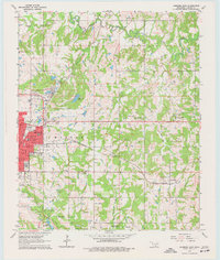 Download a high-resolution, GPS-compatible USGS topo map for Ardmore East, OK (1977 edition)