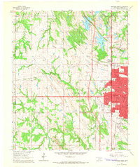 1964 Map of Ardmore, OK, 1965 Print