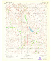 Download a high-resolution, GPS-compatible USGS topo map for Arnett SW, OK (1972 edition)