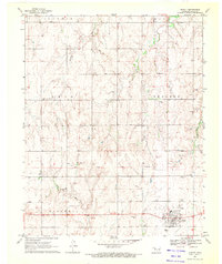Download a high-resolution, GPS-compatible USGS topo map for Arnett, OK (1972 edition)
