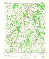 Download a high-resolution, GPS-compatible USGS topo map for Asher, OK (1968 edition)