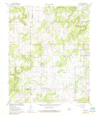 Download a high-resolution, GPS-compatible USGS topo map for Ashland, OK (1988 edition)