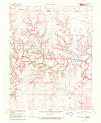 Download a high-resolution, GPS-compatible USGS topo map for Autograph Cliff NW, OK (1971 edition)