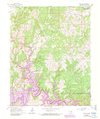 preview thumbnail of historical topo map of Osage County, OK in 1966