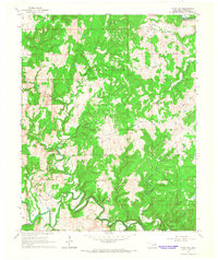 preview thumbnail of historical topo map of Osage County, OK in 1966