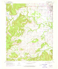 Download a high-resolution, GPS-compatible USGS topo map for Avant SE, OK (1976 edition)