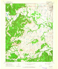 Download a high-resolution, GPS-compatible USGS topo map for Avant SE, OK (1964 edition)