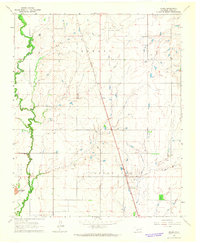 preview thumbnail of historical topo map of Kiowa County, OK in 1963