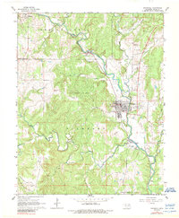 Download a high-resolution, GPS-compatible USGS topo map for Barnsdall, OK (1989 edition)