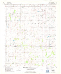 preview thumbnail of historical topo map of Garfield County, OK in 1982