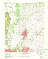 Download a high-resolution, GPS-compatible USGS topo map for Bartlesville North, OK (1990 edition)