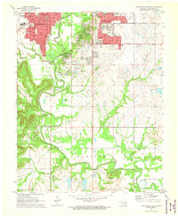 Download a high-resolution, GPS-compatible USGS topo map for Bartlesville South, OK (1973 edition)