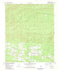 Download a high-resolution, GPS-compatible USGS topo map for Battiest, OK (1983 edition)