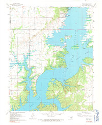 Download a high-resolution, GPS-compatible USGS topo map for Bernice, OK (1991 edition)