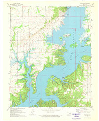 Download a high-resolution, GPS-compatible USGS topo map for Bernice, OK (1973 edition)