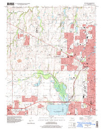 Download a high-resolution, GPS-compatible USGS topo map for Bethany, OK (1999 edition)
