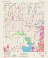 Download a high-resolution, GPS-compatible USGS topo map for Bethany, OK (1984 edition)