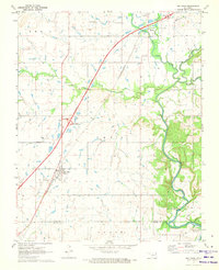 Download a high-resolution, GPS-compatible USGS topo map for Big Cabin, OK (1973 edition)