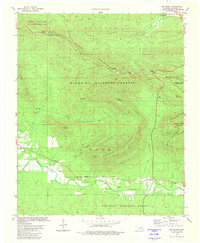 Download a high-resolution, GPS-compatible USGS topo map for Big Cedar, OK (1981 edition)