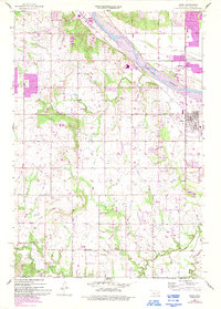 1957 Map of Jenks, OK, 1993 Print