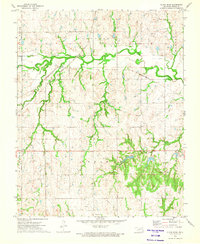 Download a high-resolution, GPS-compatible USGS topo map for Black Bear, OK (1974 edition)