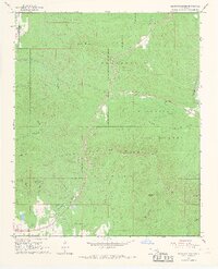 1966 Map of Blackjack Ridge, 1967 Print