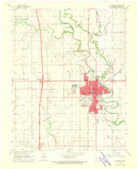 Download a high-resolution, GPS-compatible USGS topo map for Blackwell, OK (1970 edition)