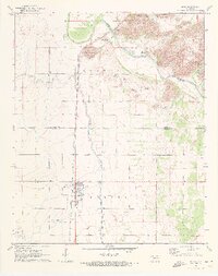 1971 Map of Blair, 1973 Print