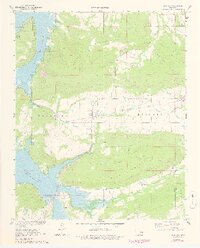 1971 Map of Blocker, 1978 Print
