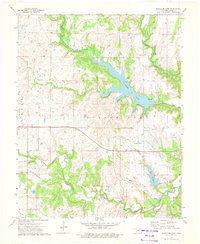 Download a high-resolution, GPS-compatible USGS topo map for Bluestem Lake, OK (1975 edition)