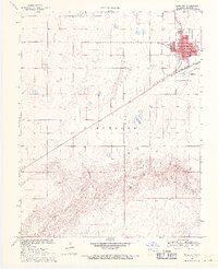 1969 Map of Boise City, 1971 Print