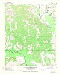 Download a high-resolution, GPS-compatible USGS topo map for Boswell NW, OK (1971 edition)