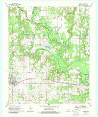 Download a high-resolution, GPS-compatible USGS topo map for Boswell, OK (1989 edition)