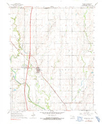Download a high-resolution, GPS-compatible USGS topo map for Braman, OK (1991 edition)