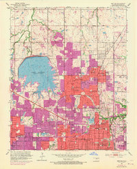 Download a high-resolution, GPS-compatible USGS topo map for Britton, OK (1970 edition)