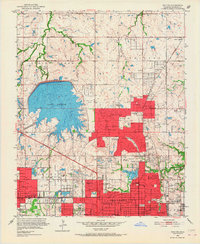 Download a high-resolution, GPS-compatible USGS topo map for Britton, OK (1967 edition)