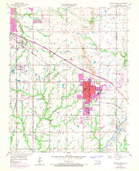 Download a high-resolution, GPS-compatible USGS topo map for Broken Arrow, OK (1968 edition)