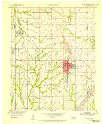 Download a high-resolution, GPS-compatible USGS topo map for Broken Arrow, OK (1956 edition)