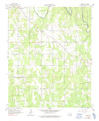 Download a high-resolution, GPS-compatible USGS topo map for Bruno, OK (1991 edition)