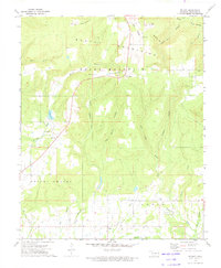 Download a high-resolution, GPS-compatible USGS topo map for Brushy, OK (1974 edition)
