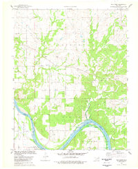 preview thumbnail of historical topo map of Osage County, OK in 1978