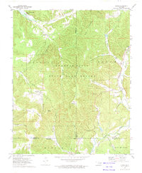 Download a high-resolution, GPS-compatible USGS topo map for Bunch, OK (1974 edition)