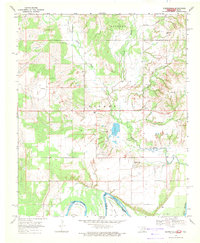 Download a high-resolution, GPS-compatible USGS topo map for Burneyville, OK (1971 edition)