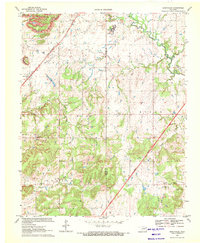 Download a high-resolution, GPS-compatible USGS topo map for Bushyhead, OK (1971 edition)