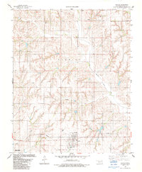 Download a high-resolution, GPS-compatible USGS topo map for Butler, OK (1984 edition)