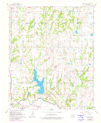Download a high-resolution, GPS-compatible USGS topo map for Byars SW, OK (1980 edition)
