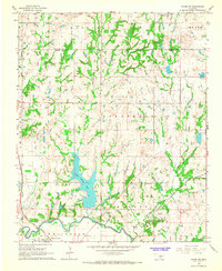 Download a high-resolution, GPS-compatible USGS topo map for Byars SW, OK (1966 edition)